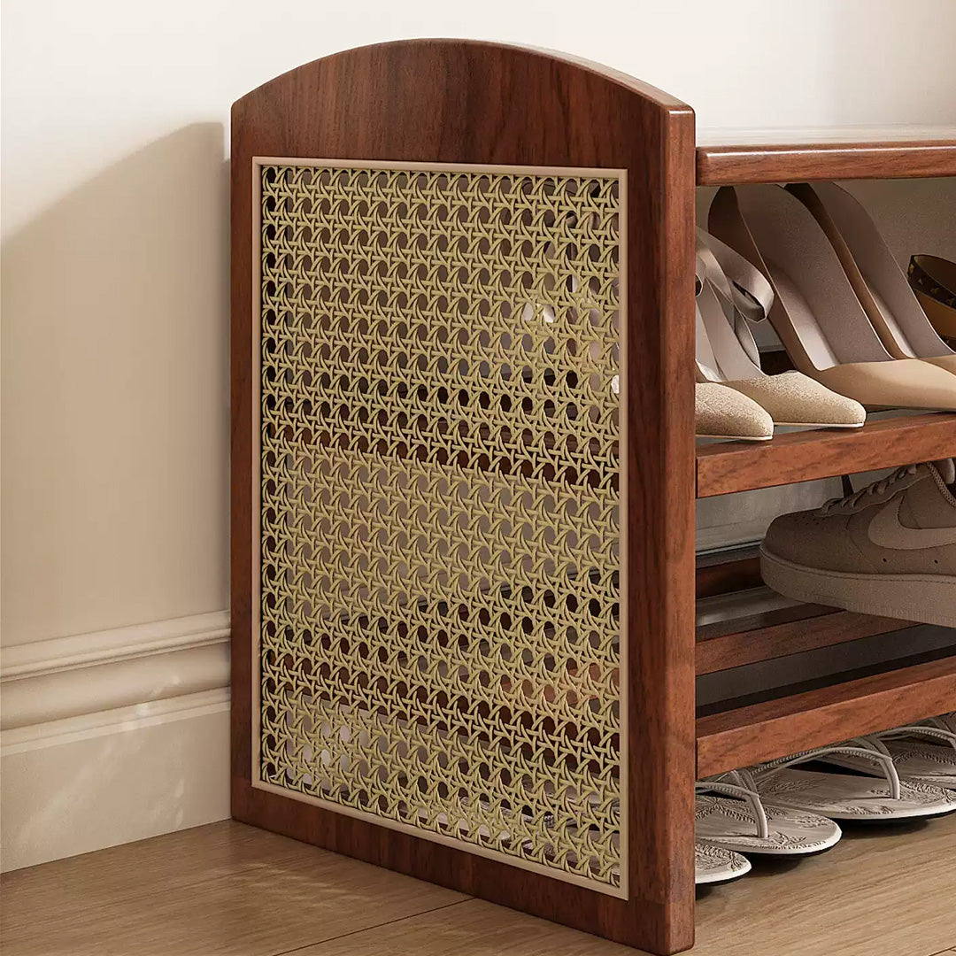 Wesley Brown Wood Shoe Rack