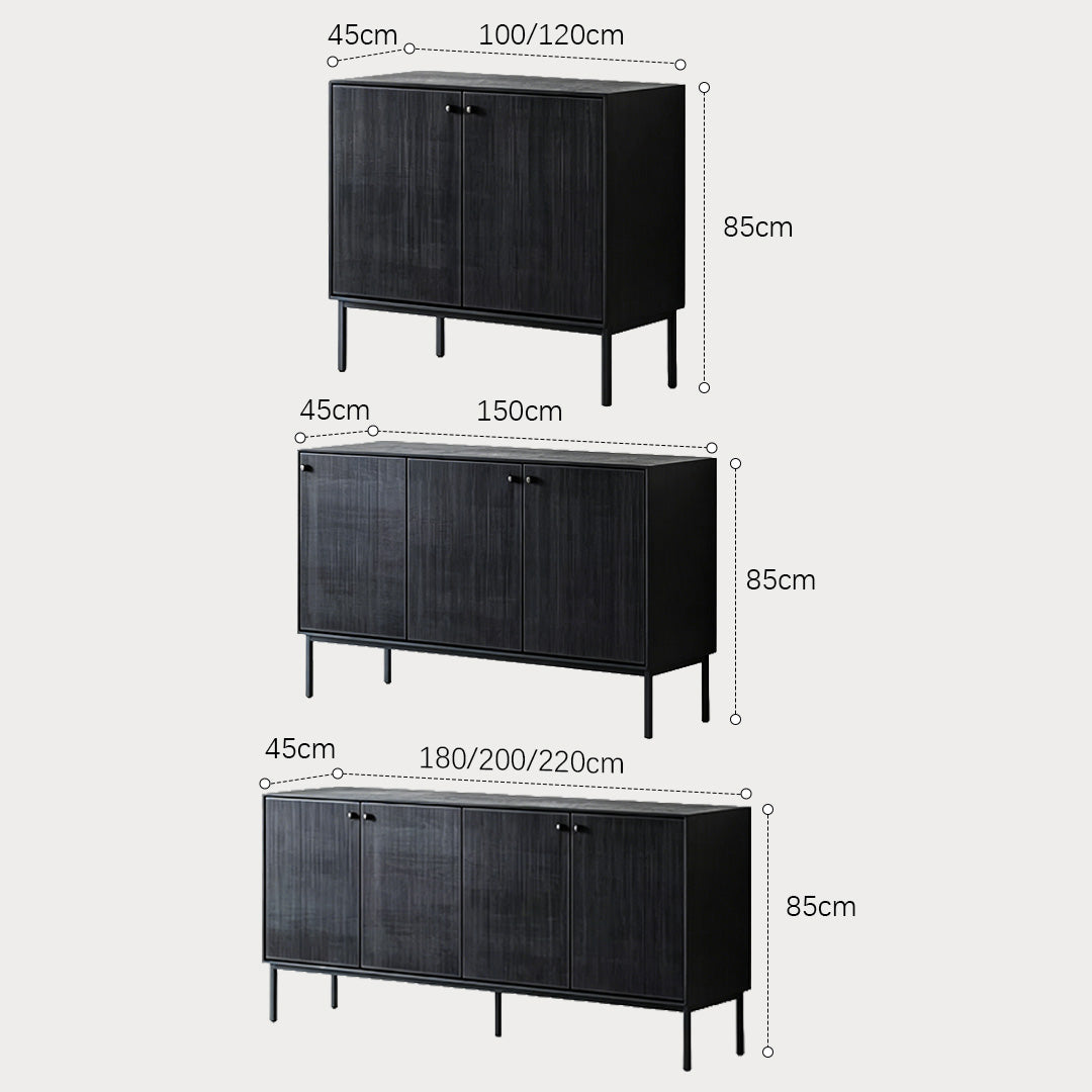 Warren Black Hardwood Sideboard