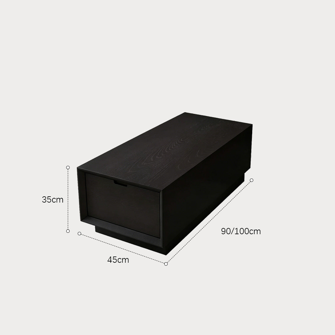Dillon Black Wood Side Table