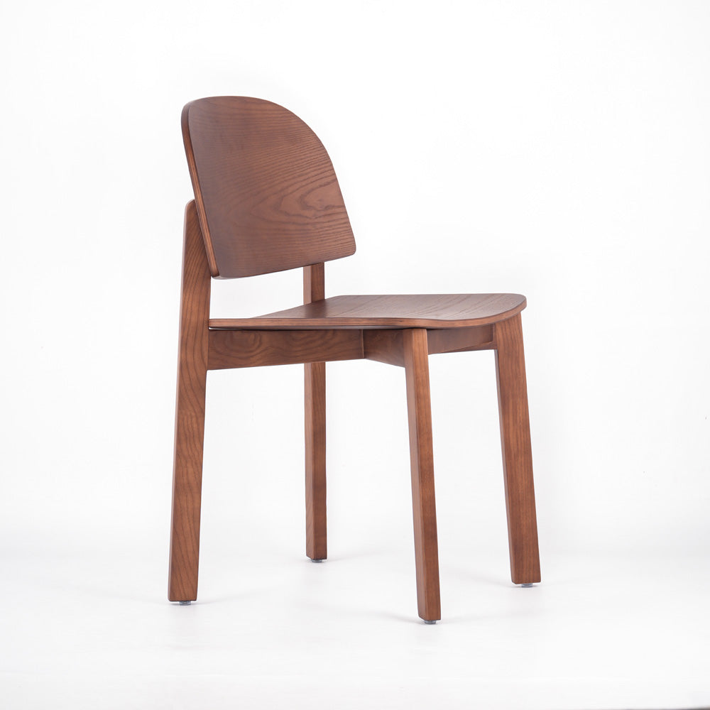Nordic Modern Style Solid Wood Ash Dining Chair With Durable Backrest For Home Dining Living Rooms Hospitals Restaurants Schools
