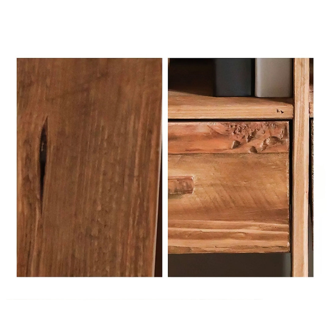 Hendrix Rustic Timber Storage Unit