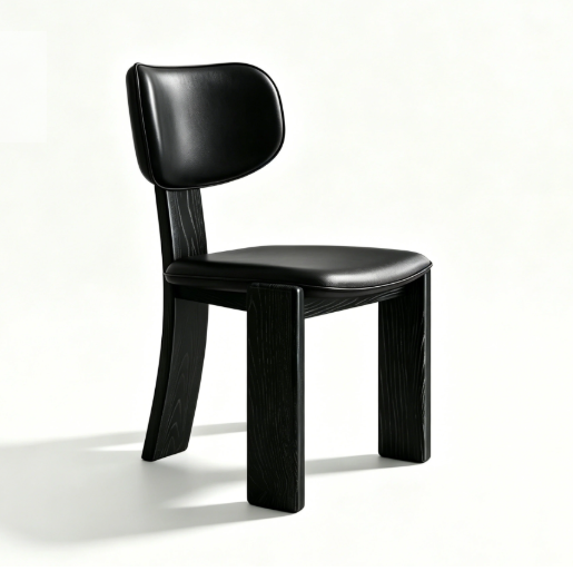 Italian-style New Solid Wood Dining Chair, Home-use Backrest Chair