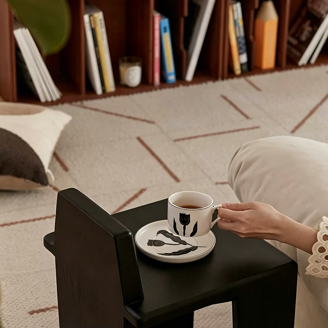 Black Briar compact chair used beside a sofa