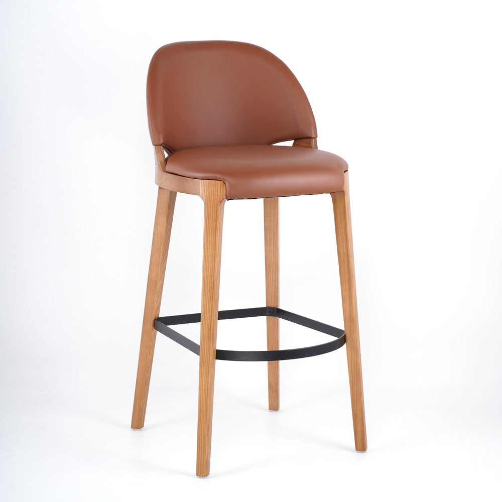 The Store Sells More Than Hot Bar Stool High Chair Ever Month Factory Mass Produces Hot-selling Nordic High-quality PU Leather