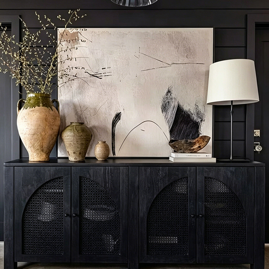 William Black Oak Mesh-panel Sideboard
