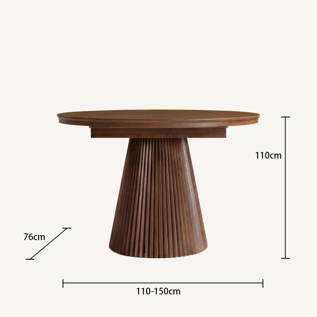 Camille Carved Pedestal Dining Table
