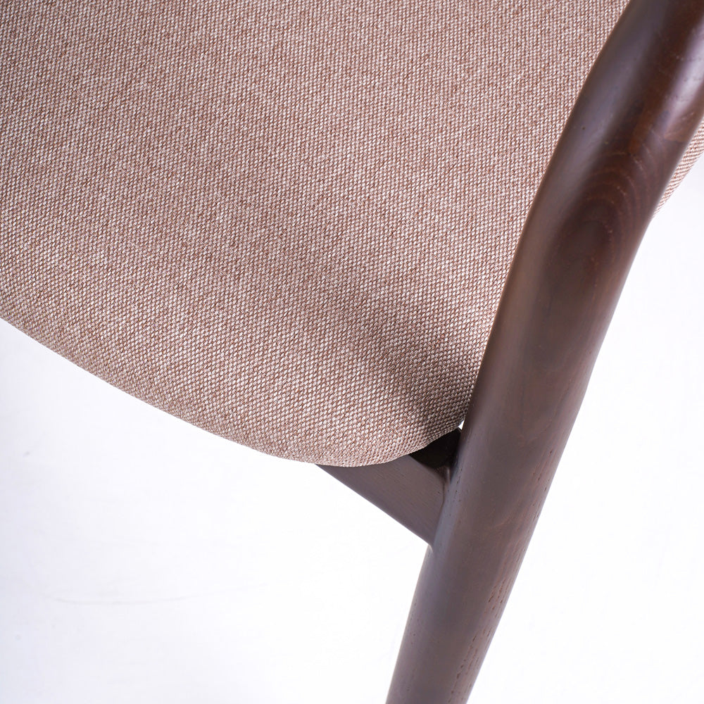 Modern Luxury Nordic Style Furniture New Solid Wooded Cushion Soft Hotel Cafe Shop Restaurant Dining Chair