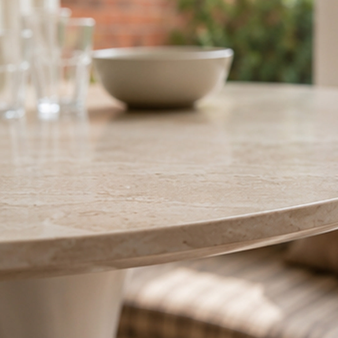 Caspian Ivory Tulip Dining Table