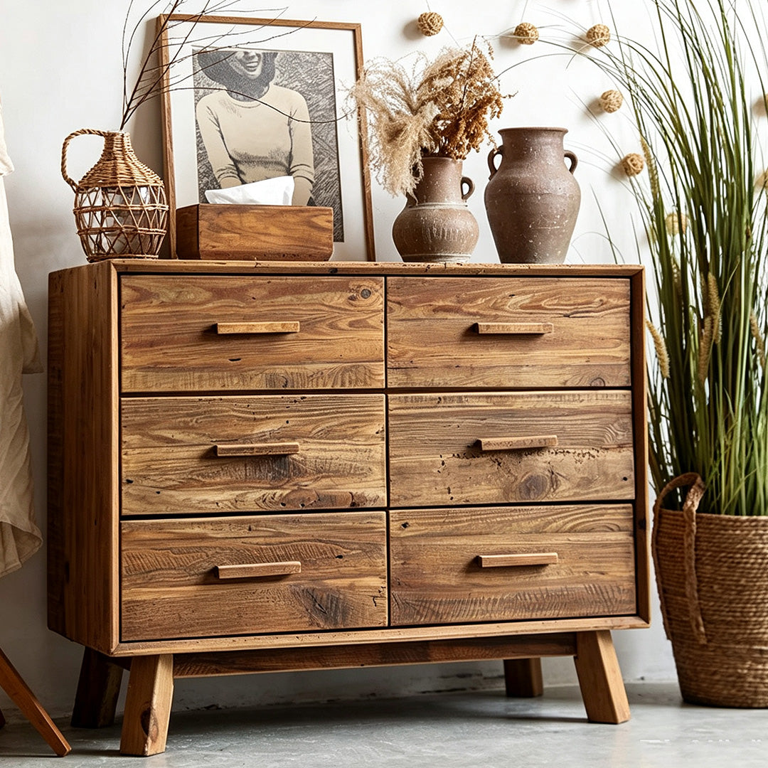 Ivor Oak Six-drawer Chest