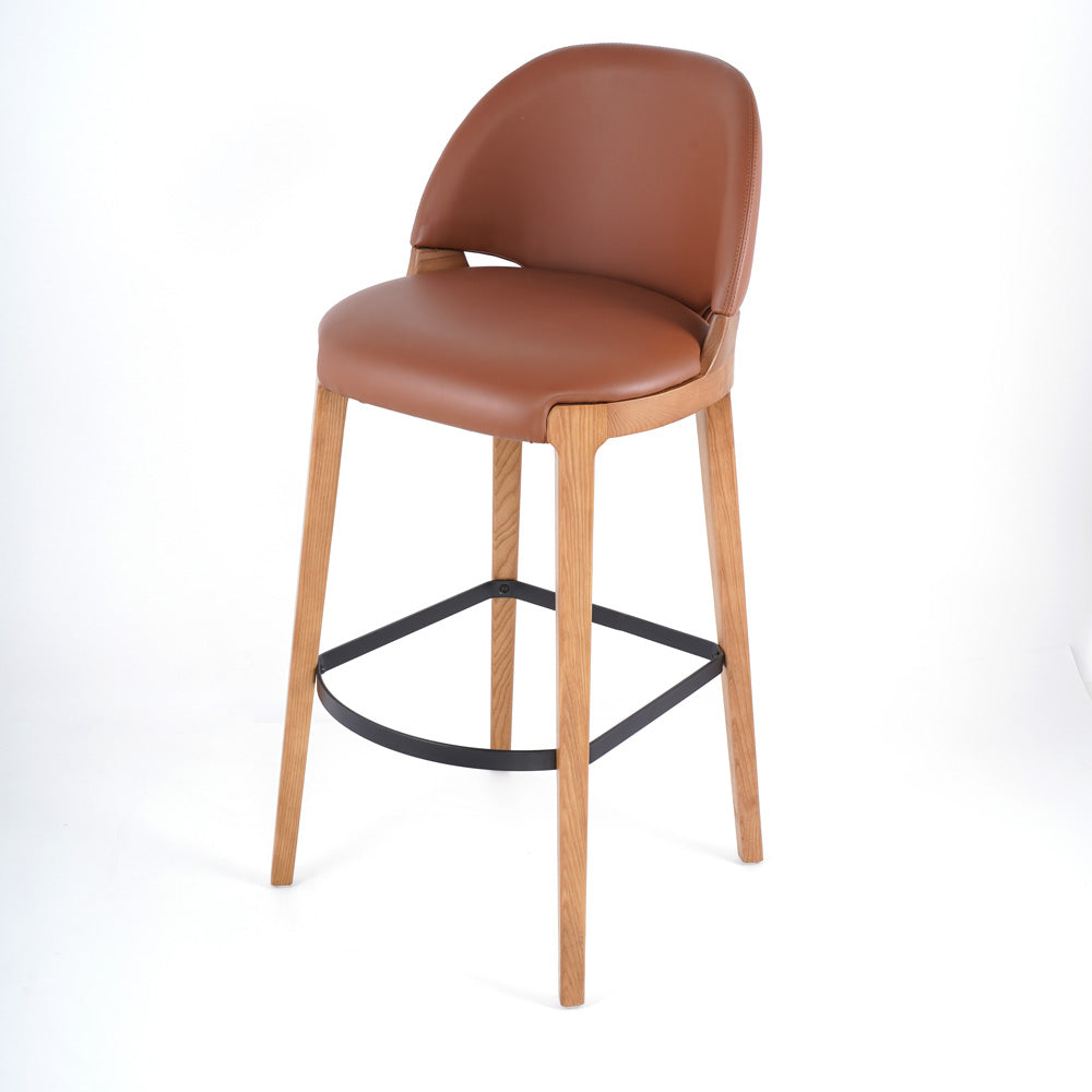 The Store Sells More Than Hot Bar Stool High Chair Ever Month Factory Mass Produces Hot-selling Nordic High-quality PU Leather