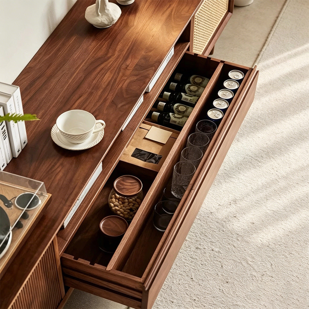 Max Black Walnut TV Unit