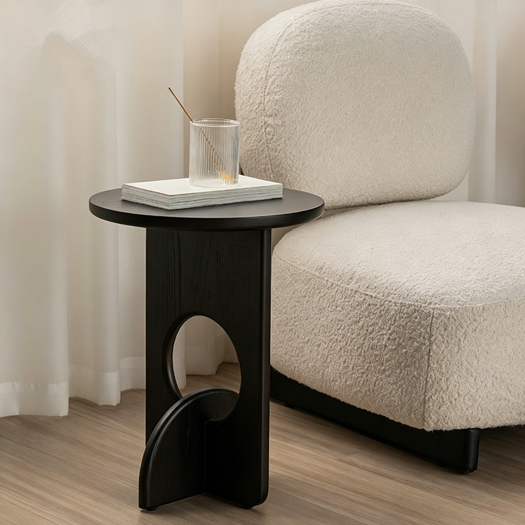 Colton Black Ash Accent Side Table