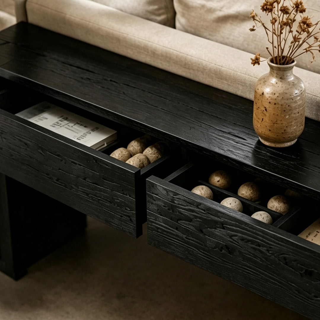 Hank Walnut Console Table