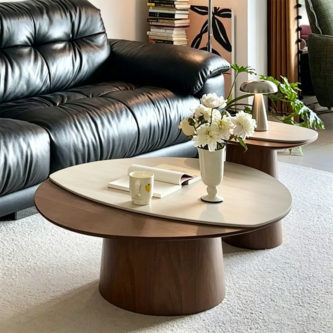 Jett Two-tone Walnut Coffee Table Set