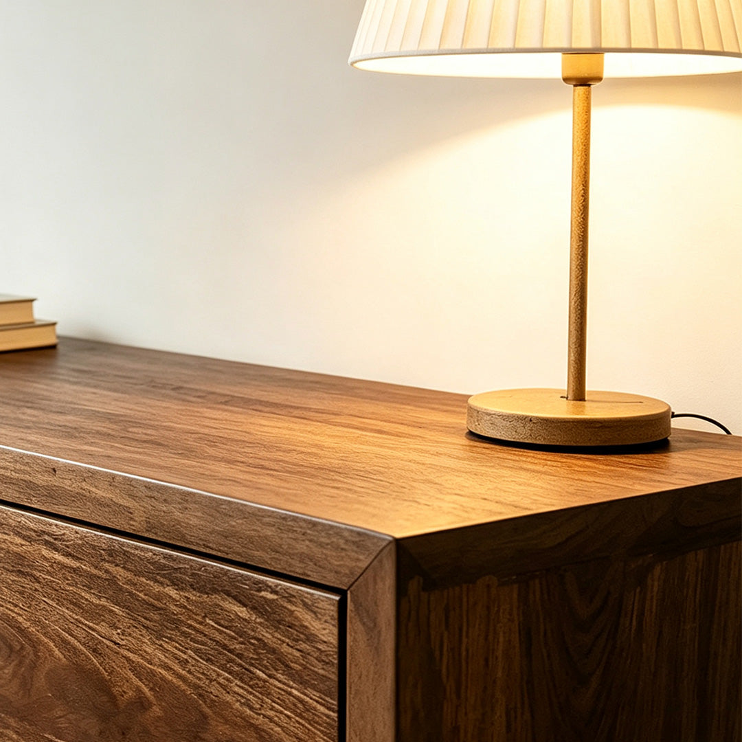 Jago Walnut Solid Wood Sideboard