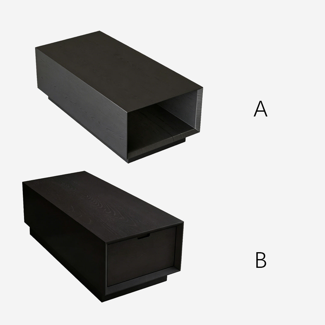 Dillon Black Wood Side Table