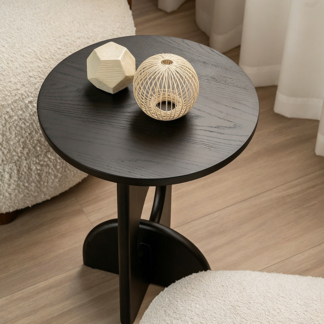 Colton Black Ash Accent Side Table