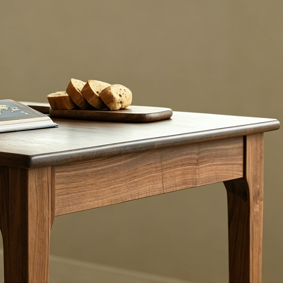 Victor Walnut Solid Wood Dining Table