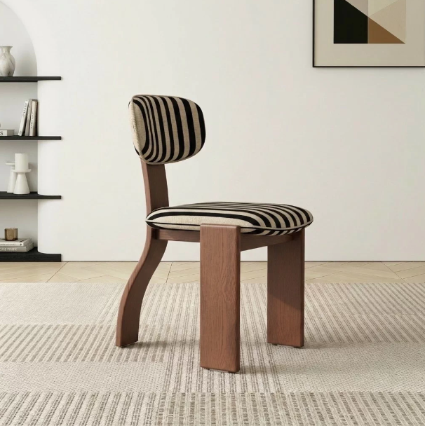 Italian-style New Solid Wood Dining Chair, Home-use Backrest Chair