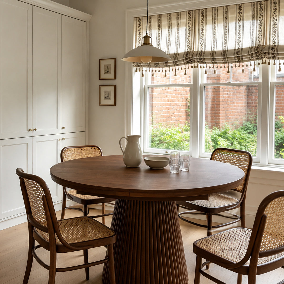Camille Carved Pedestal Dining Table