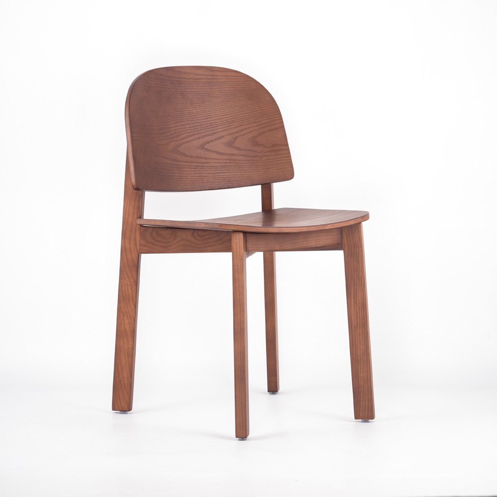 Nordic Modern Style Solid Wood Ash Dining Chair With Durable Backrest For Home Dining Living Rooms Hospitals Restaurants Schools