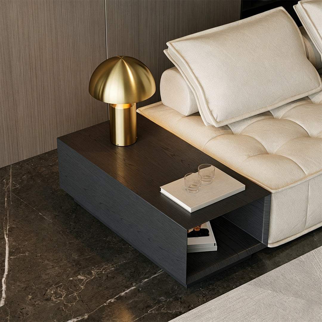 Dillon Black Wood Side Table
