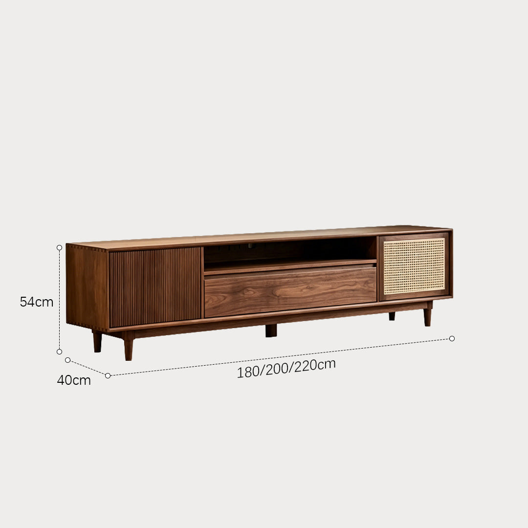 Max Black Walnut TV Unit