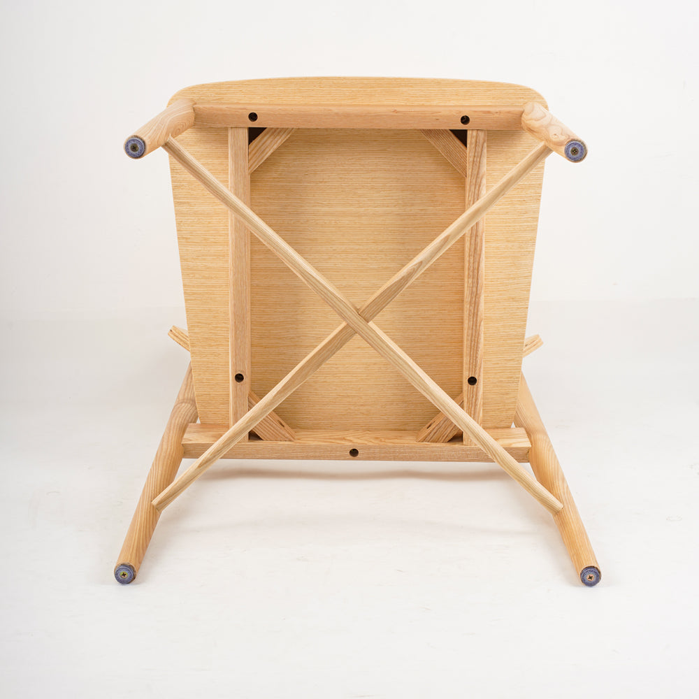 Solid American Ash Wood Dining Chair Modern Nordic French Style For Home School Office Or Bathroom Use