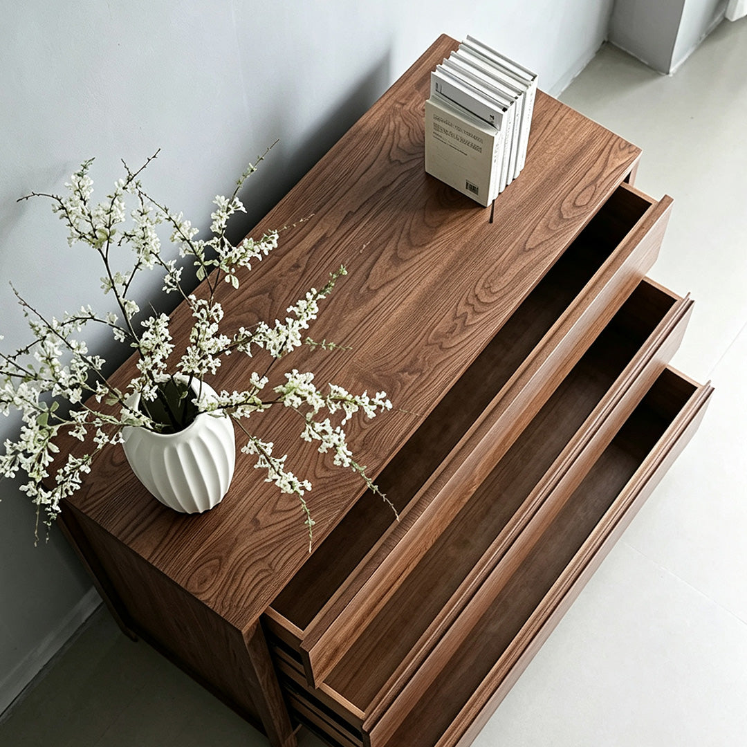 Emerson Natural Wood 3-Drawer Chest