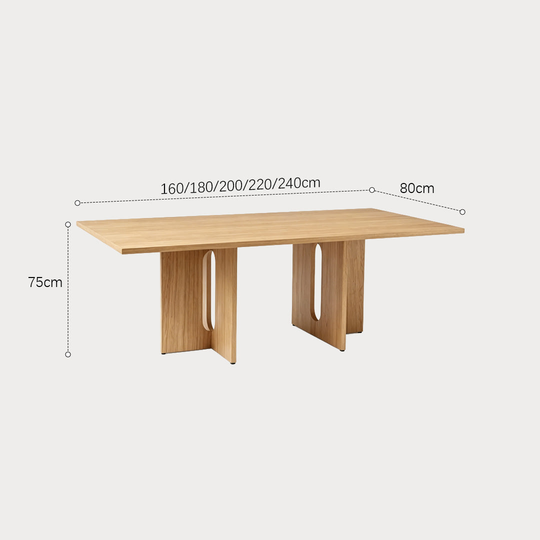 Fraser Natural Oak Dining Table