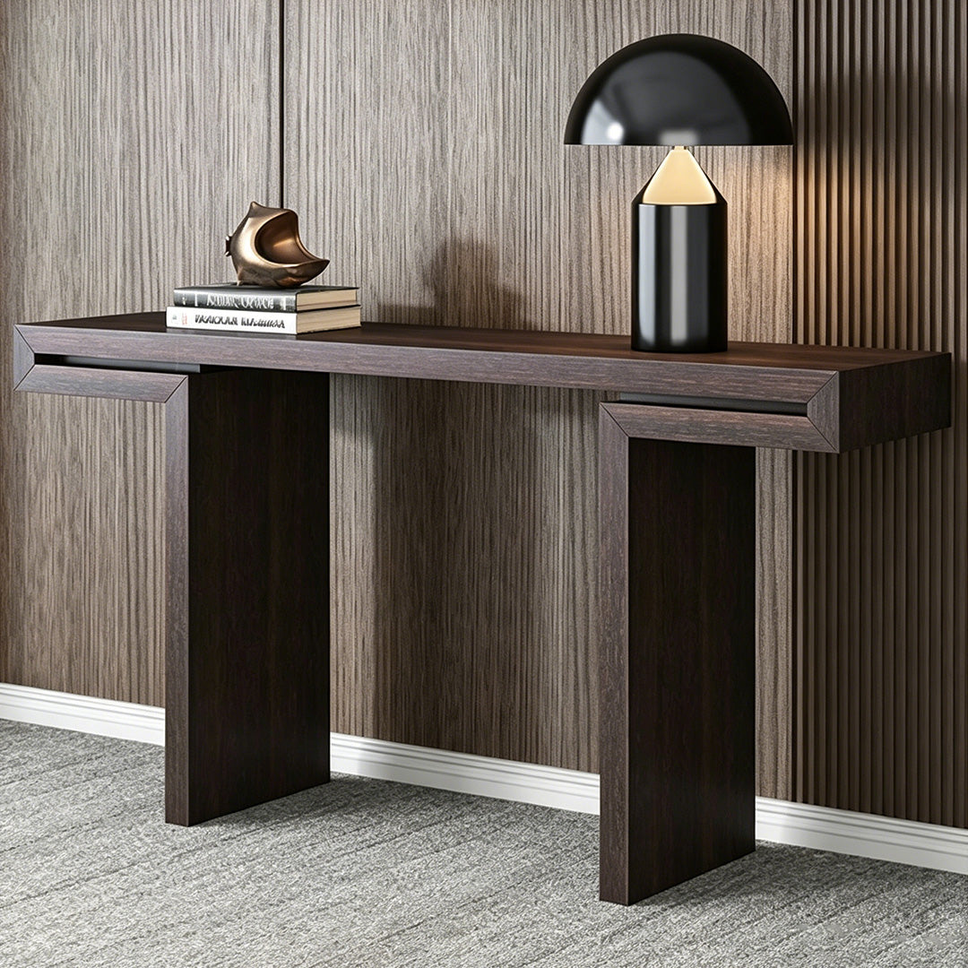 Clay Dark Wood Console Table