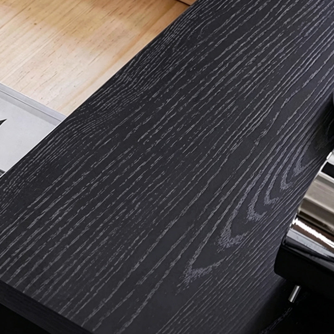 Lawson Black Oak Side Table
