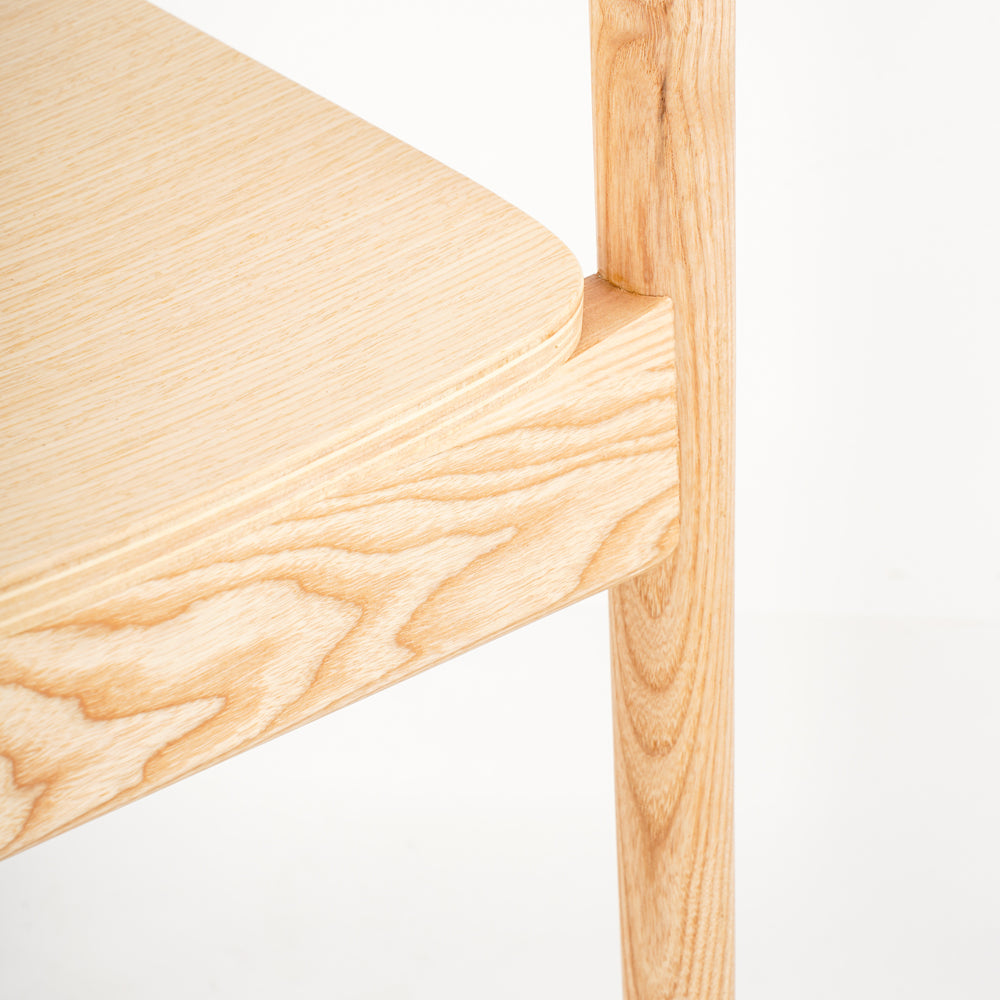 Solid American Ash Wood Dining Chair Modern Nordic French Style For Home School Office Or Bathroom Use