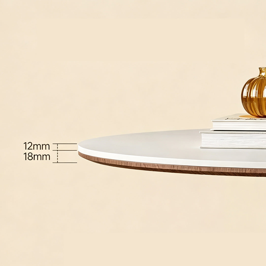 Glenn White Top Round Dining Table