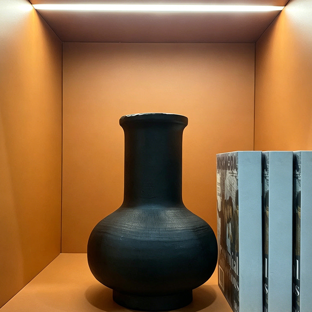 Brinley Matte Black Ceramic Vase