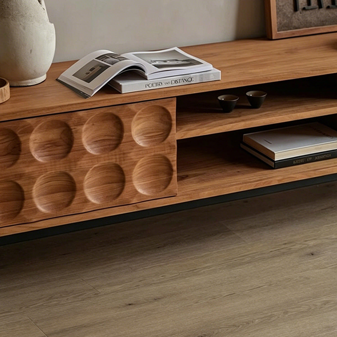 Jonah Brown Solid Wood TV Console