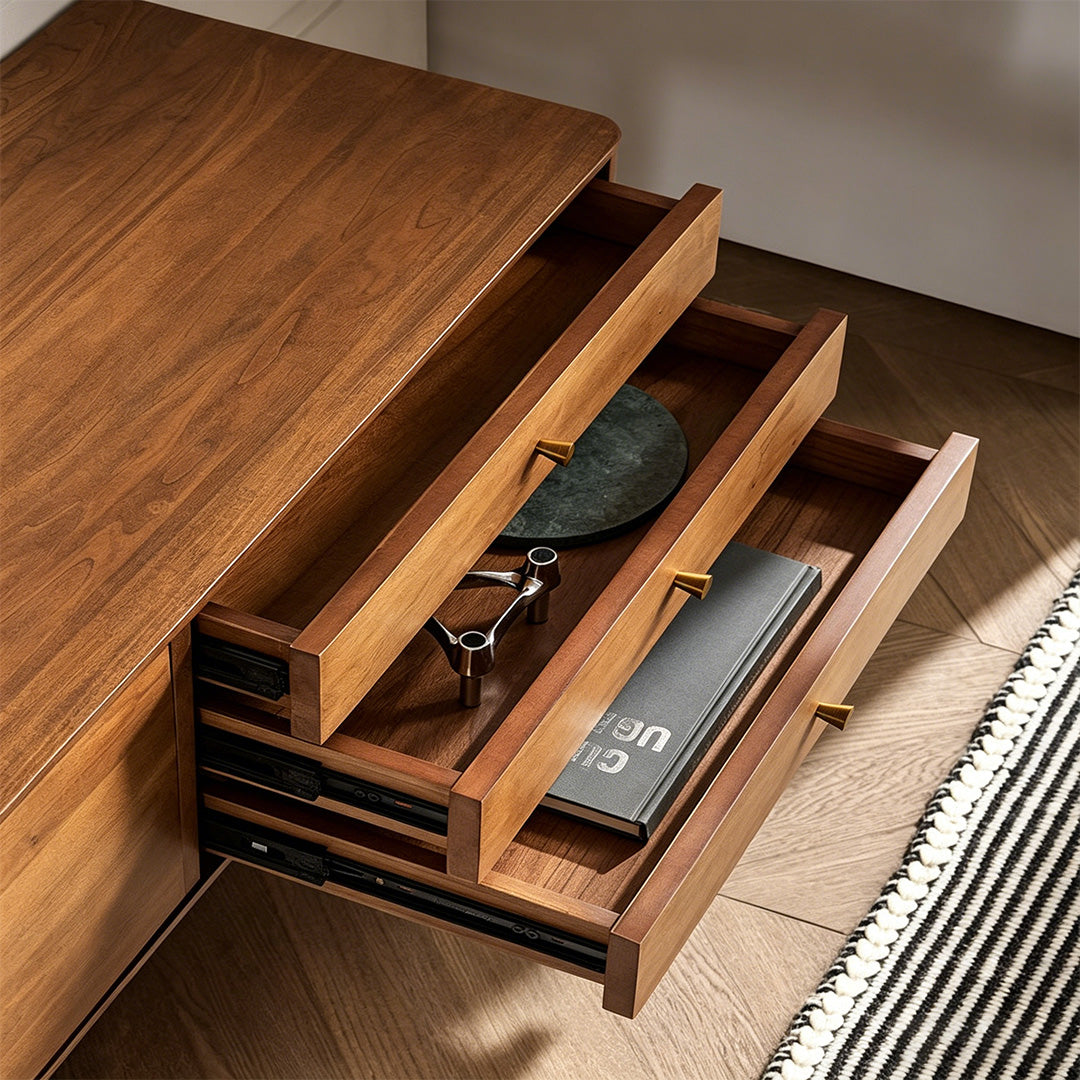 Billy Walnut Wood Sideboard