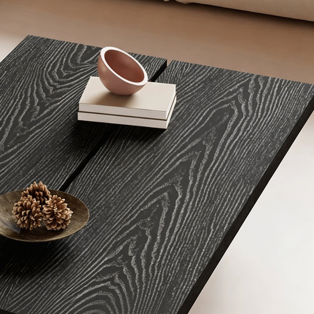 Christoper Charcoal Wood Coffee Table
