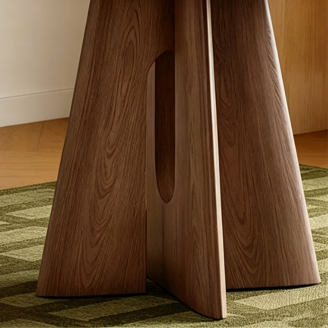 Glenn White Top Round Dining Table