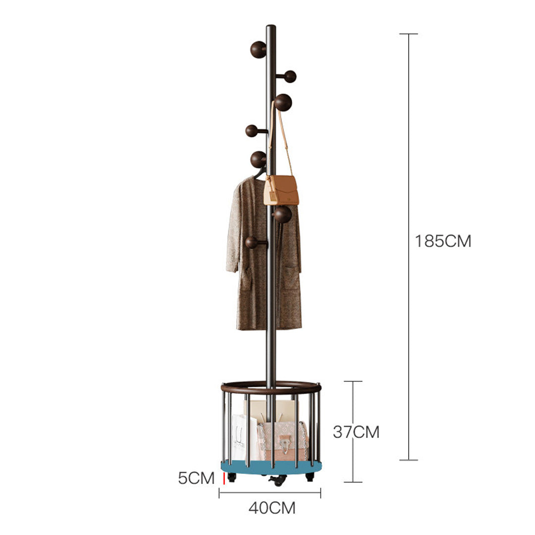 Larkspur Bronze Metal Multi-use Coat Rack