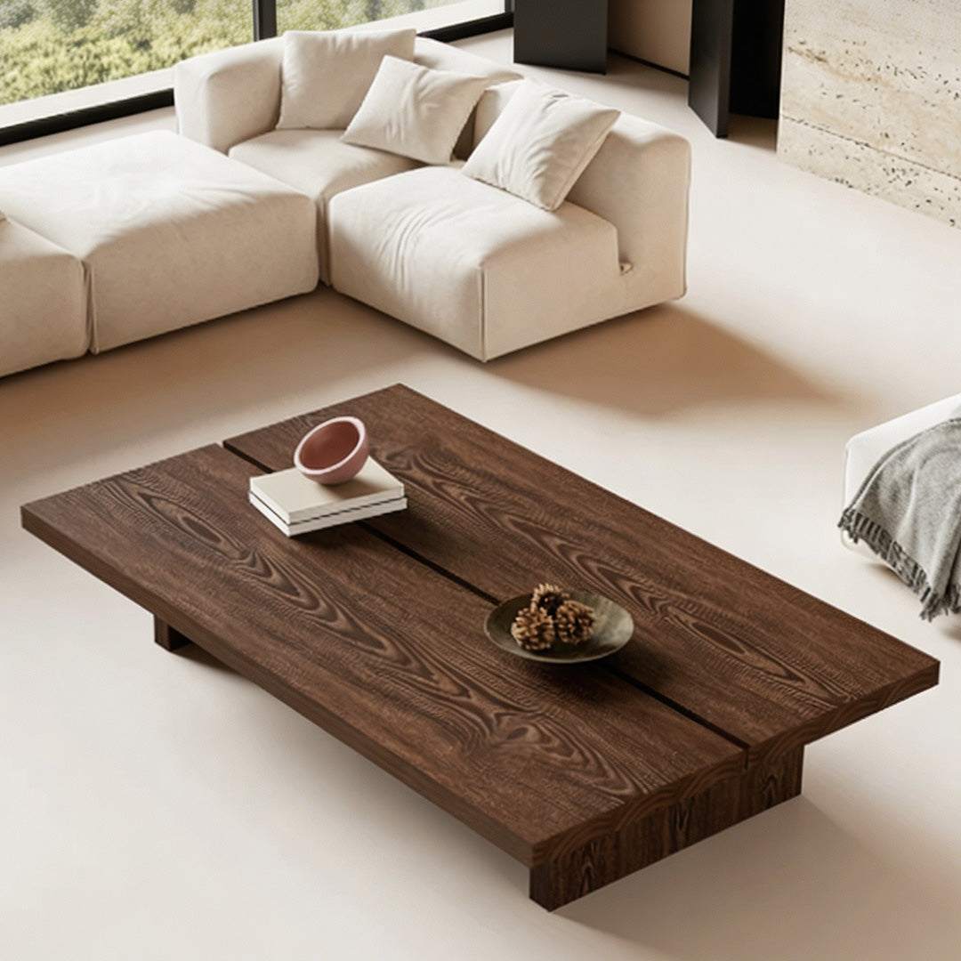 Christoper Charcoal Wood Coffee Table