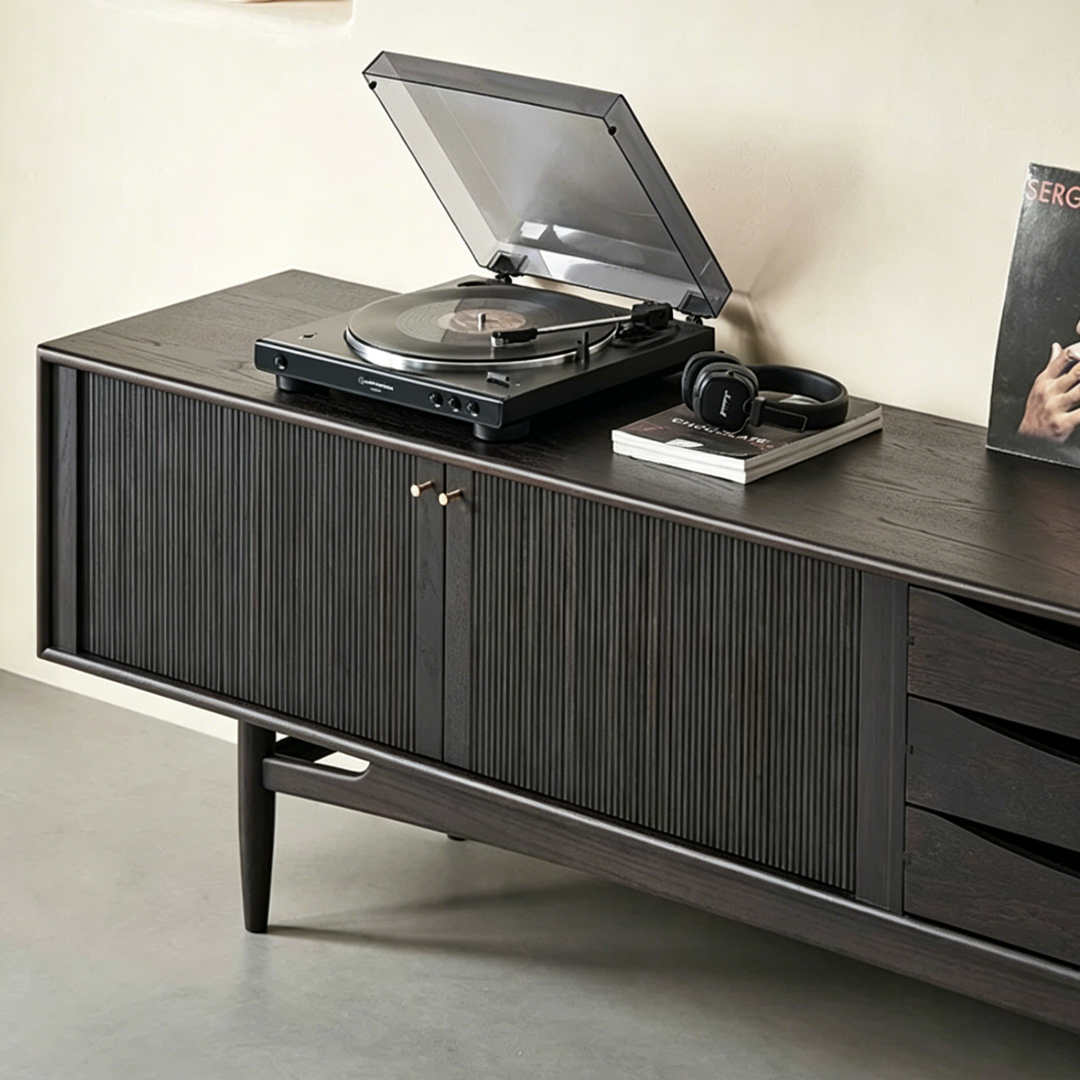 Tom Ebony Wood Sideboard
