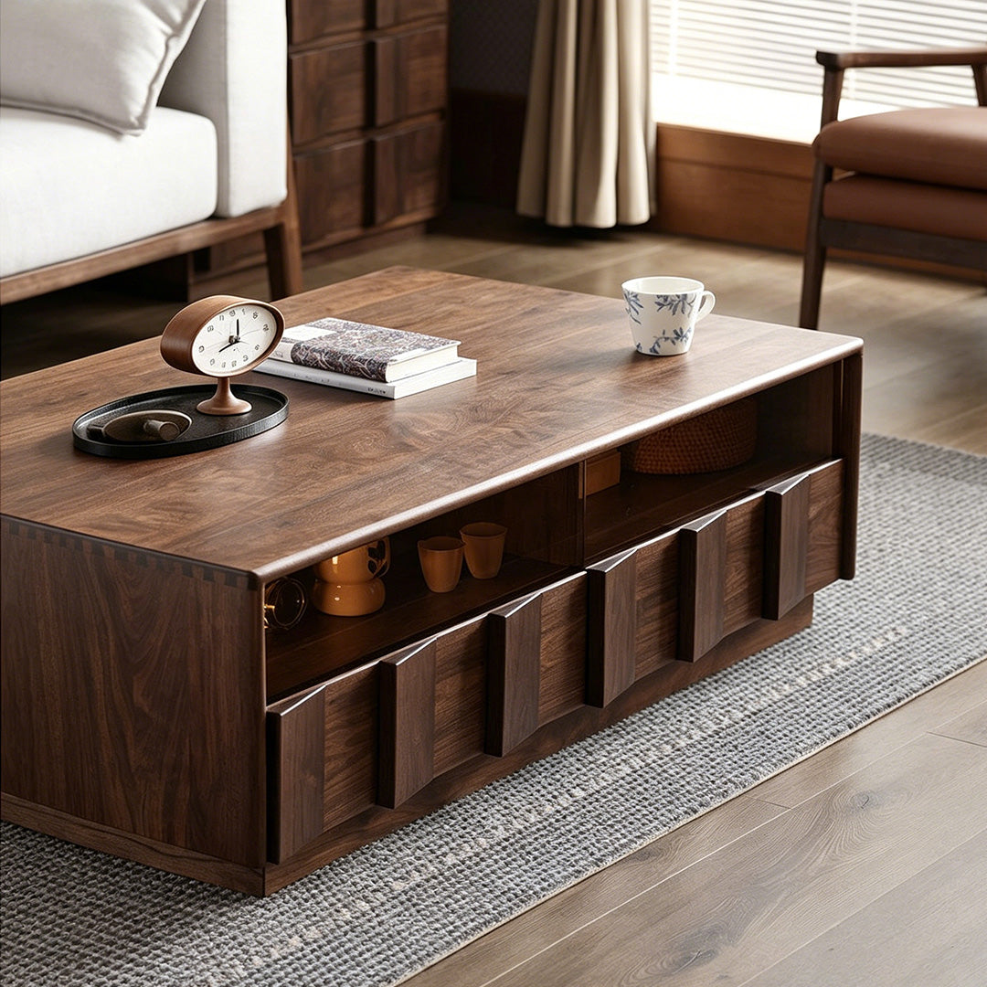 Richard Walnut Wood Coffee Table