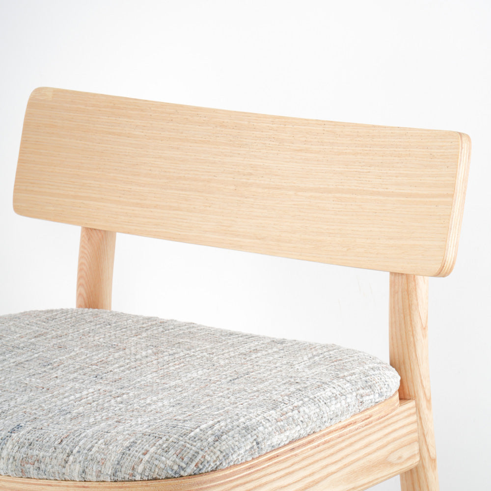 Cadeiras Altas De Bar Tabouret En Bois Bar Ash Wood Bar Stool Half-removed Seat Cushion