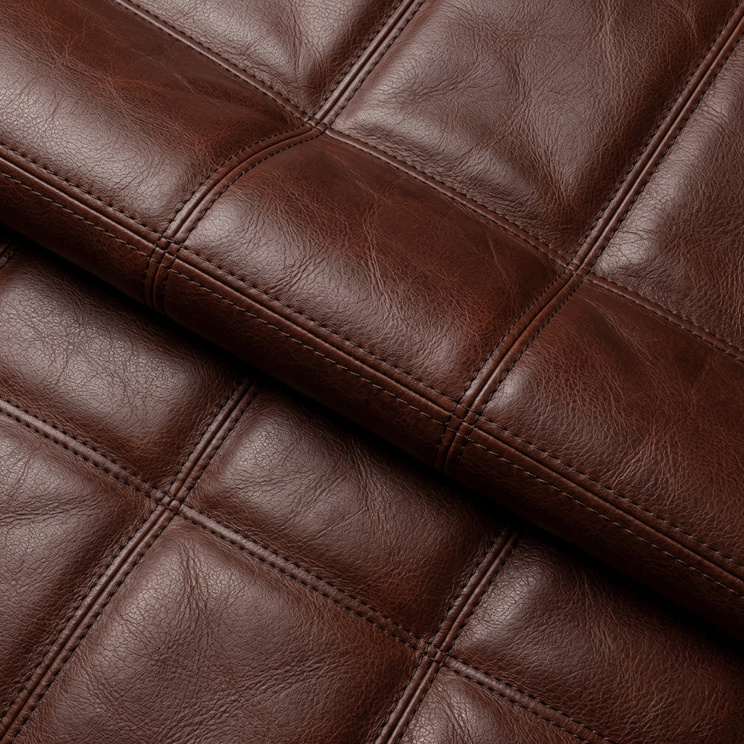 Ashford Cognac Leather Armchair ,Wood