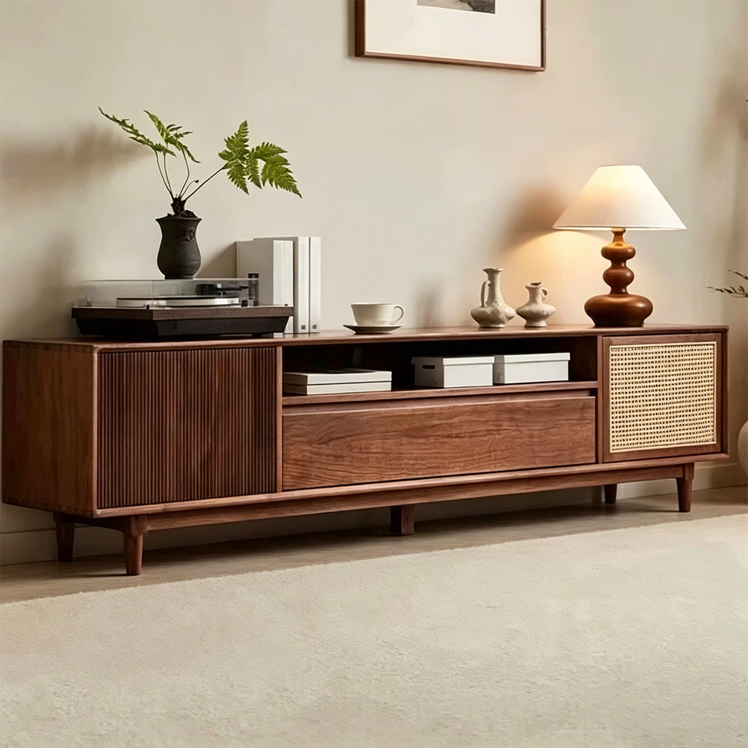 Max Black Walnut TV Unit