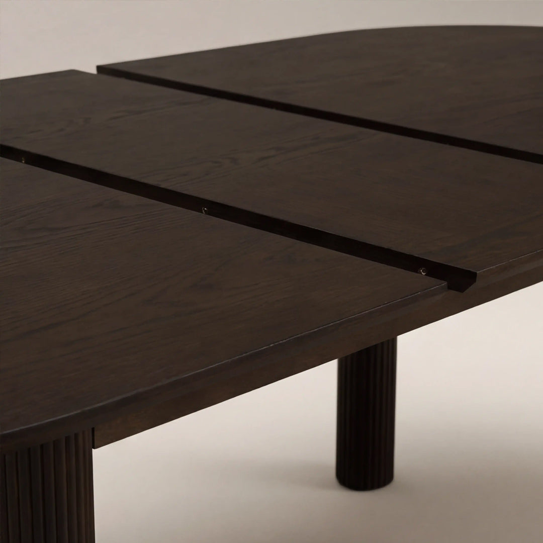 Laurel Dark Walnut Extendable Dining Table