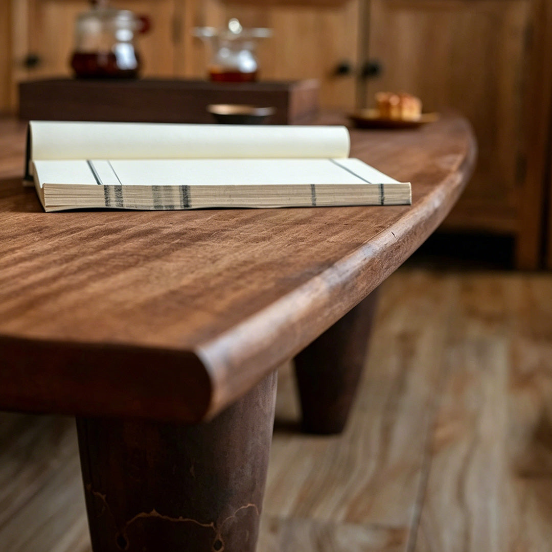 Cosmo Natural Wood Rustic Coffee Table