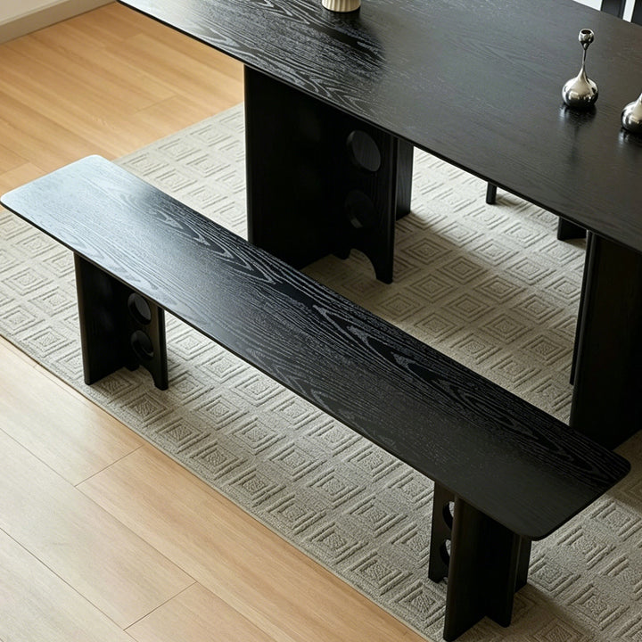 Duncan Black Ash Bench