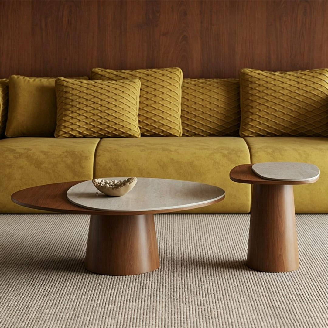 Jett Two-tone Walnut Coffee Table Set